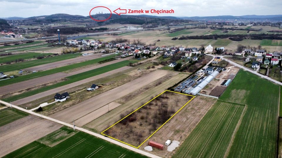 Działka budowlana Chęciny