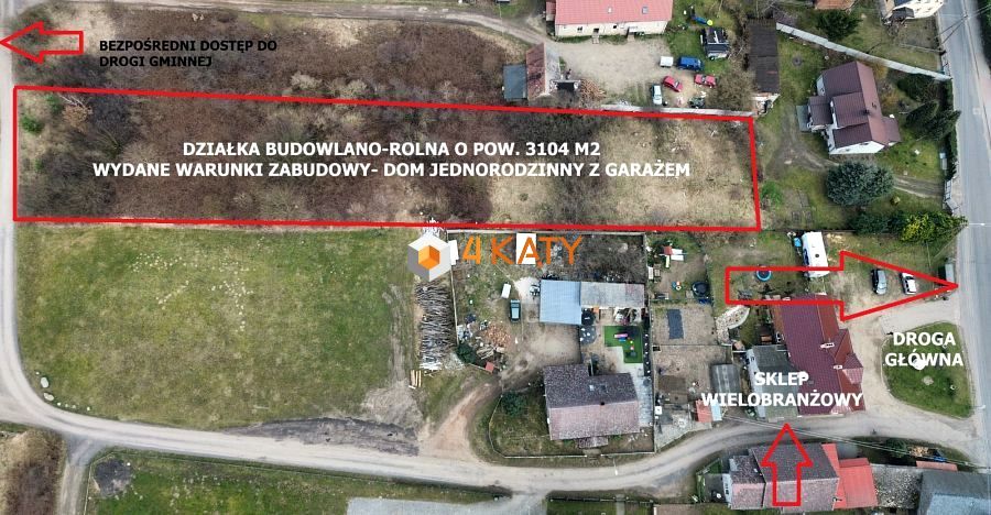 Pusta działka Letnica