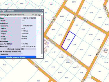 Działka budowlano-rolna Sąsieczno
