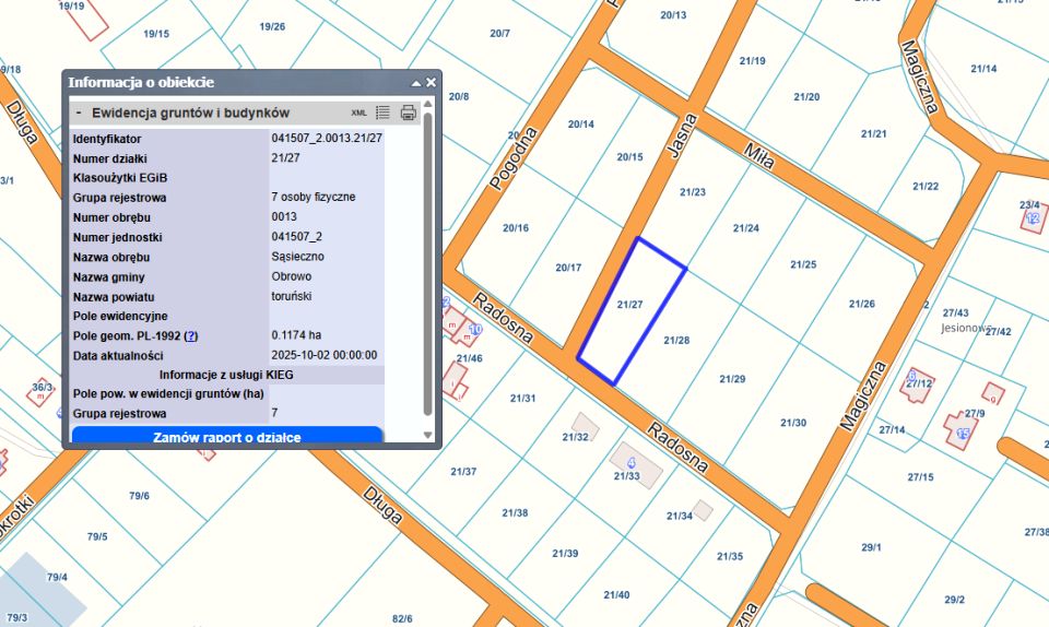 Działka budowlano-rolna Sąsieczno
