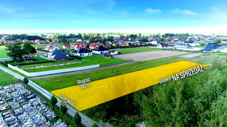 Działka budowlana Trzeboś