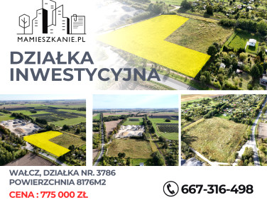 Działka inwestycyjna Wałcz
