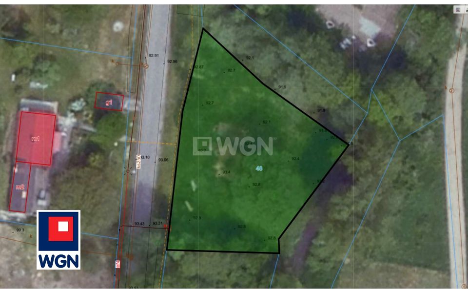Działka budowlana Popęszyce