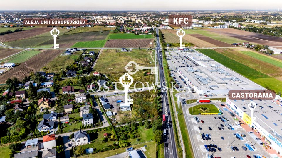 Działka usługowa wynajmę