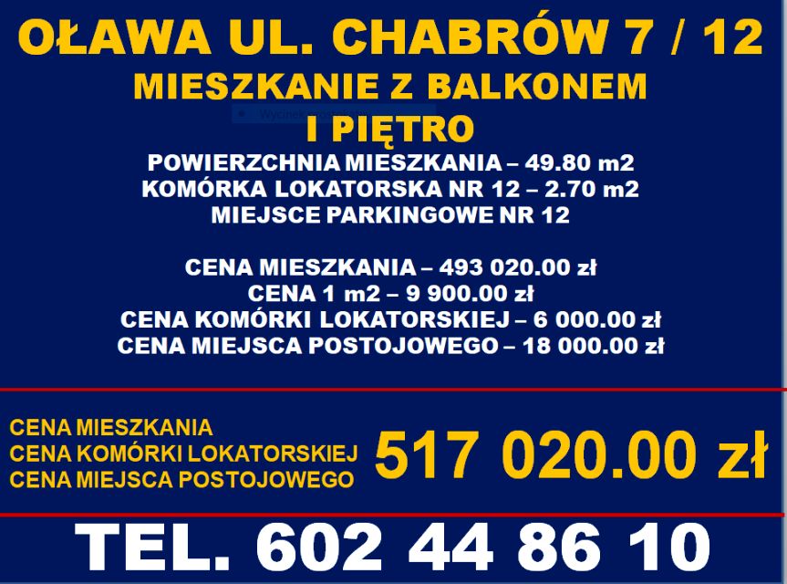 Mieszkanie Oława sprzedaż