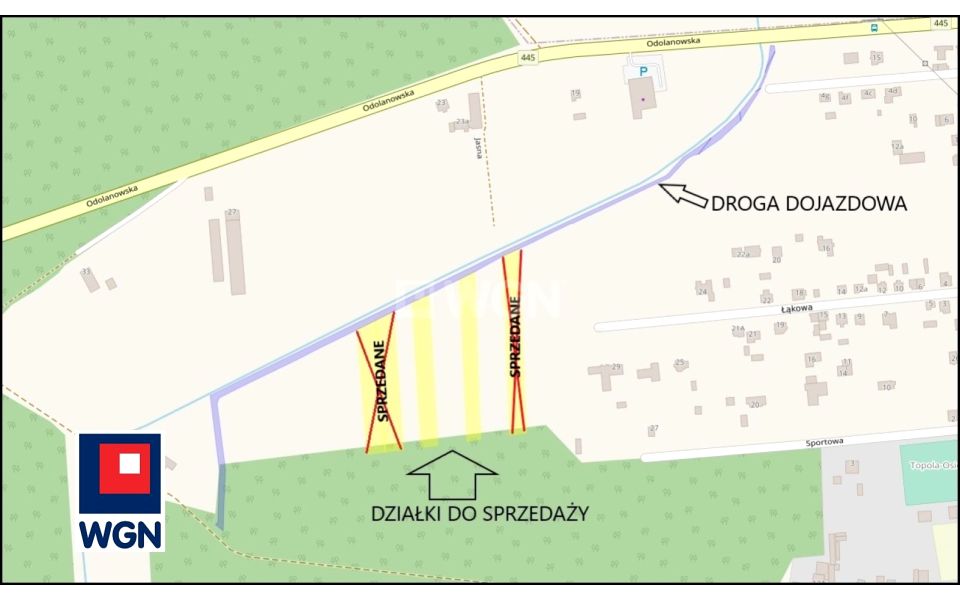 Działka budowlana Topola-Osiedle