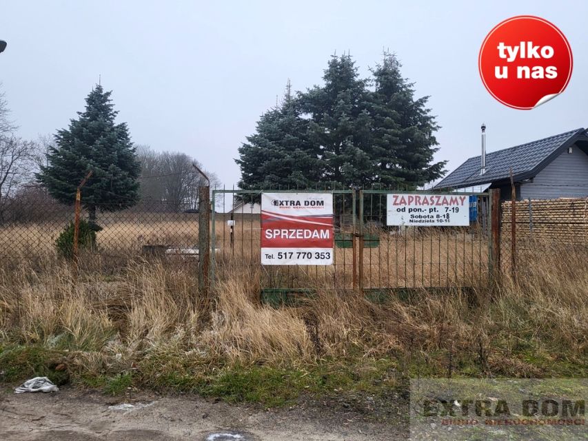 Ogrodzona działka sprzedam