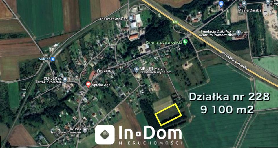 Działka budowlana Widzino