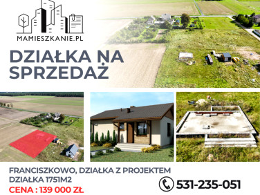 Działka budowlana Franciszkowo