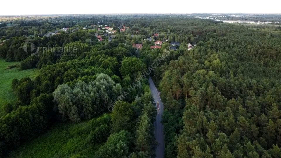 Działka przy lesie