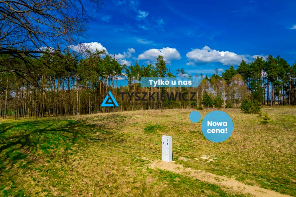 Działka przy lesie