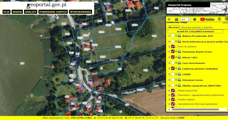 Działka budowlana Stręgiel