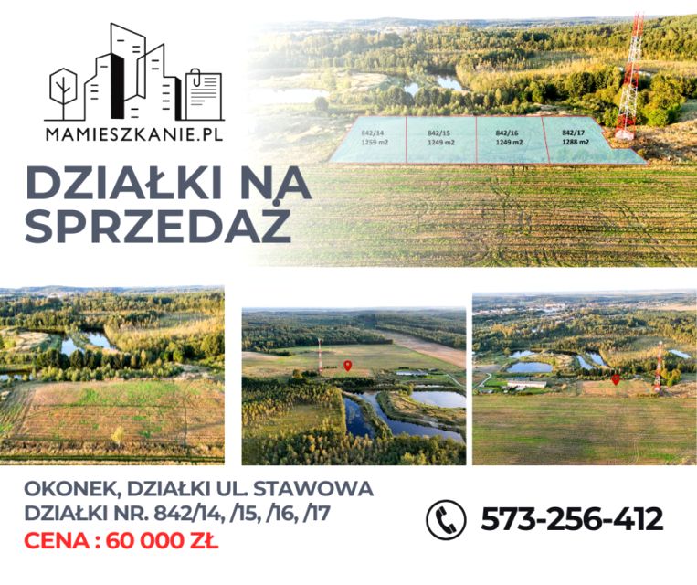 Działka budowlana Okonek