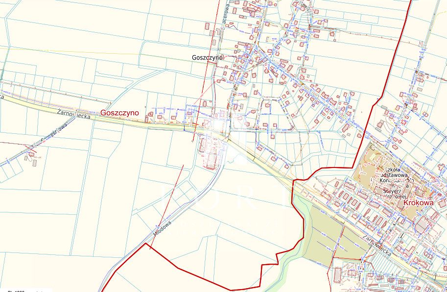 Działka usługowa Goszczyno