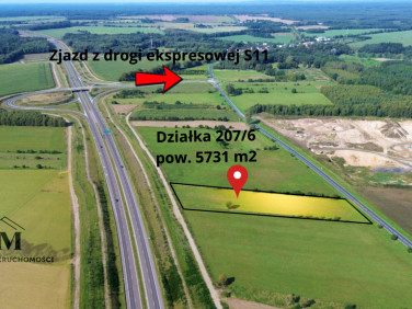 Działka rolna Kłanino