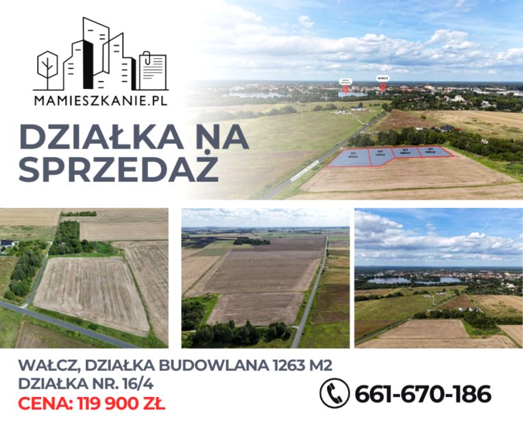 Działka budowlana Wałcz