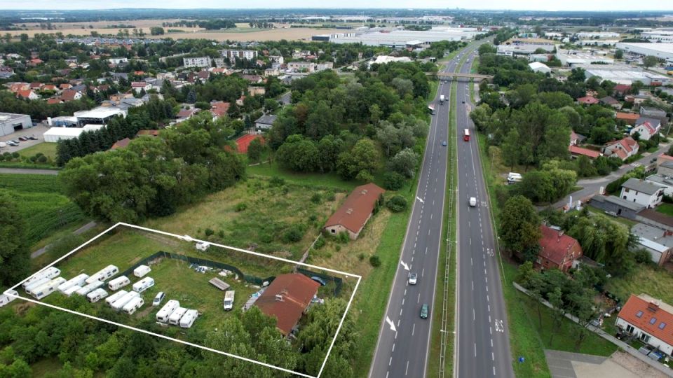 Działka inwestycyjna Sady