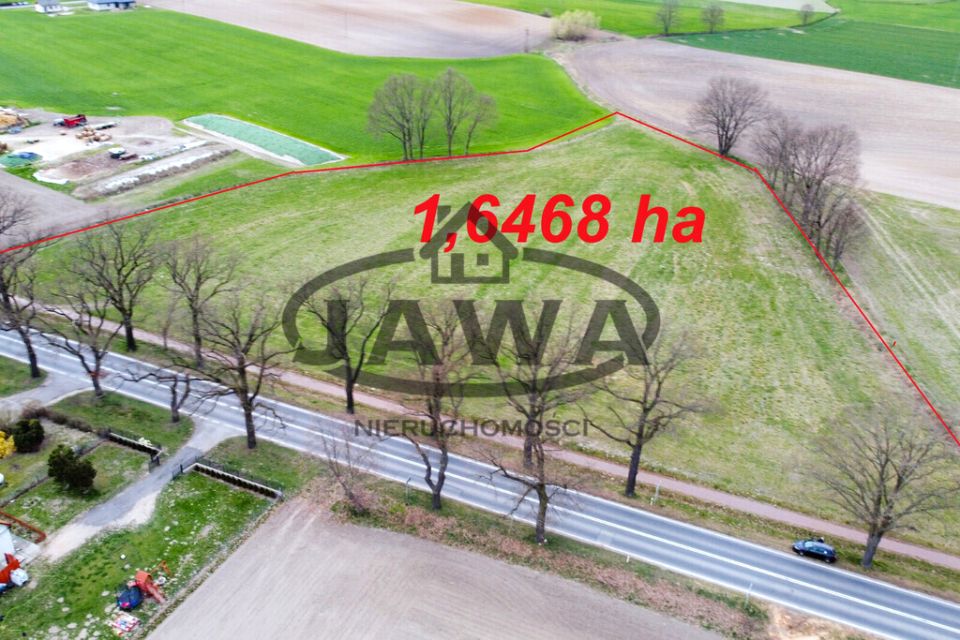 Działka usługowa Borówno
