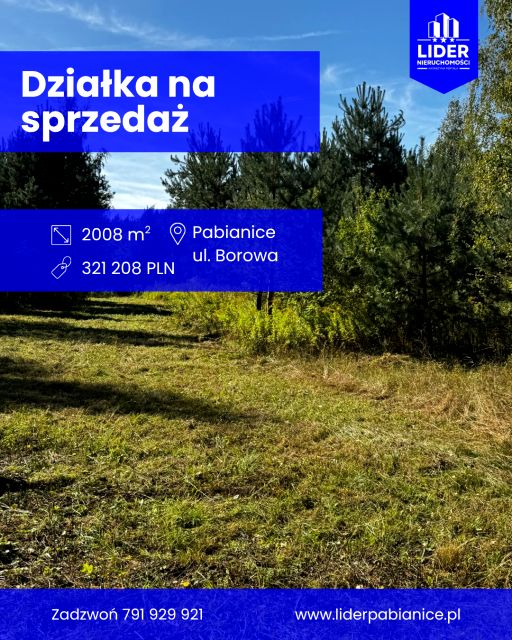 Działka budowlana Pabianice sprzedam