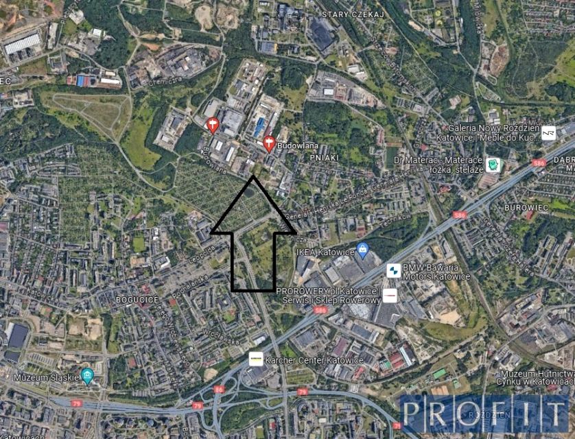 Działka inwestycyjna Katowice
