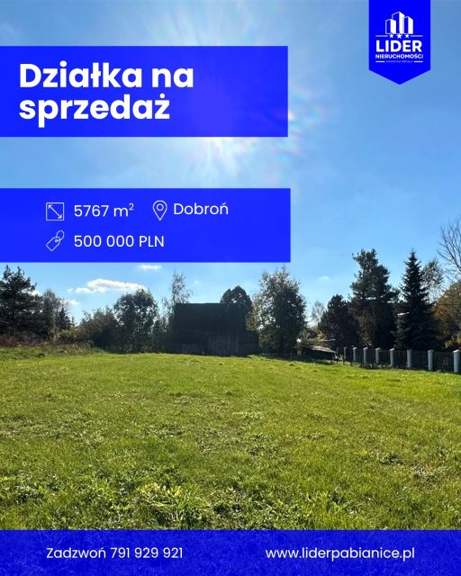 Działka Dobroń