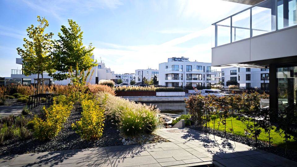 Mieszkanie apartamentowiec nad rzeką