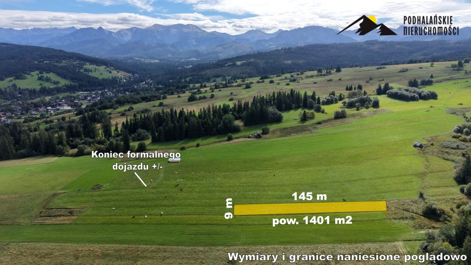 Działka rolna Witów