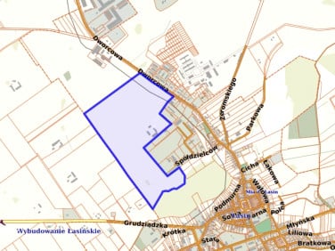 Działka inwestycyjna Łasin
