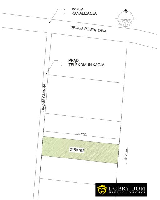 Działka rolna Studzianki