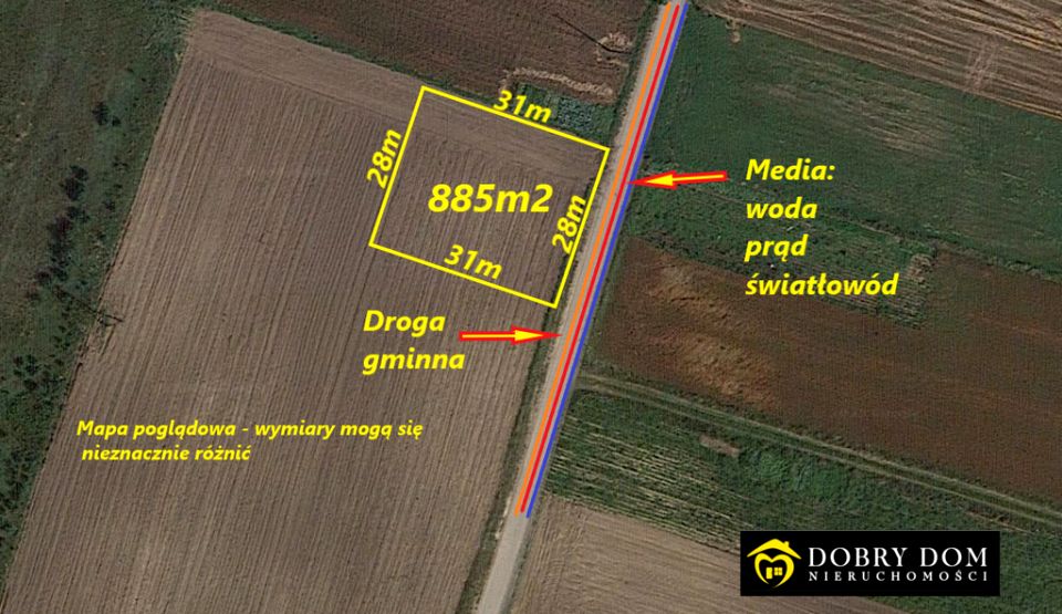 Działka budowlana Dobrzyniewo Duże