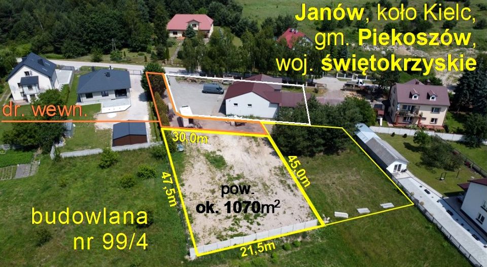 Działka budowlana Janów