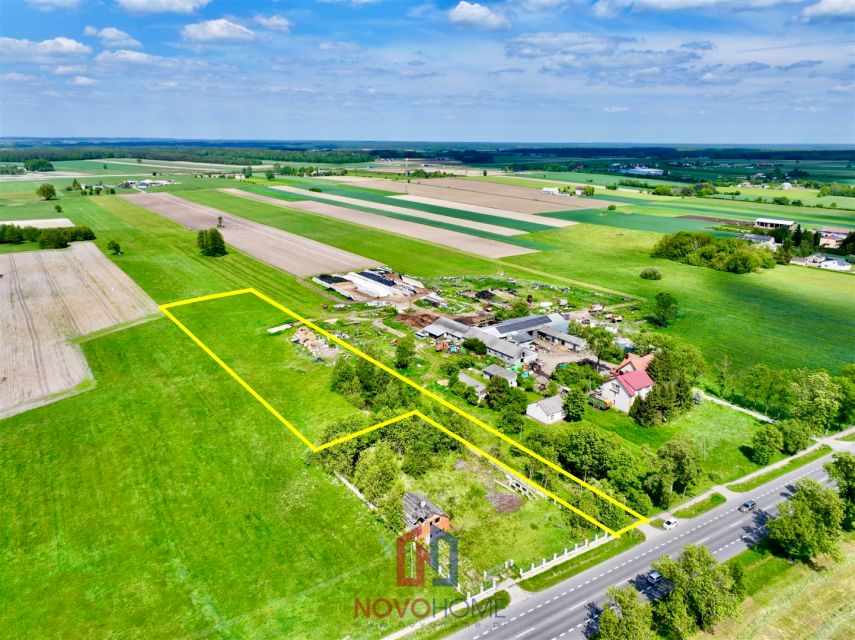 Działka budowlana Broszków