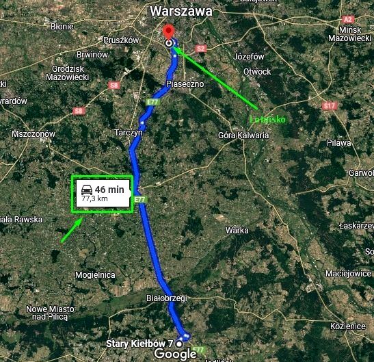 Pusta działka Stary Kiełbów