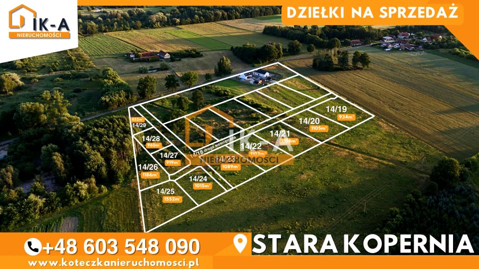 Działka budowlana Stara Kopernia