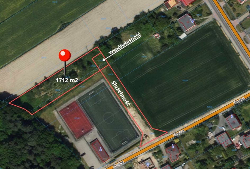 Działka usługowa Ornontowice