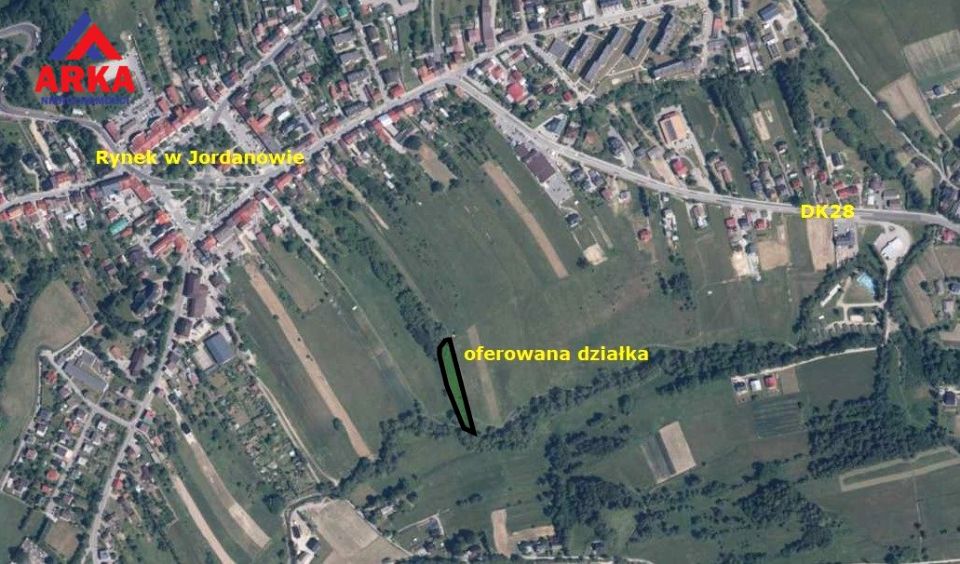 Działka budowlana Jordanów sprzedam