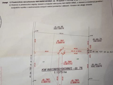 Działka rolna Dąbrówka sprzedam