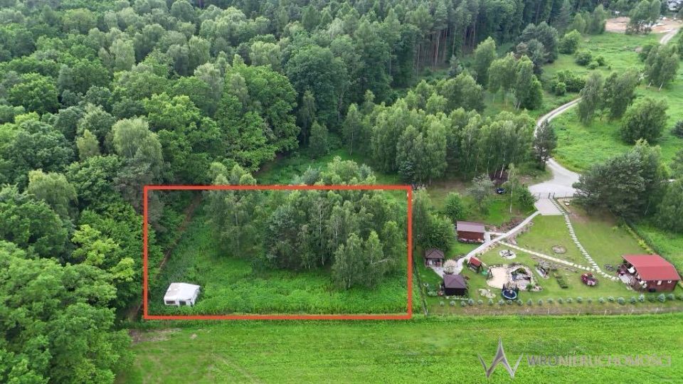 Ogrodzona działka Białe Błoto