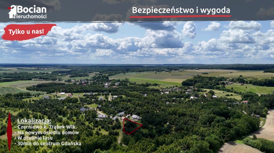 Działka budowlana Trąbki Wielkie