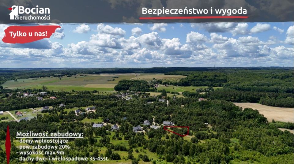 Działka budowlana Trąbki Wielkie sprzedam