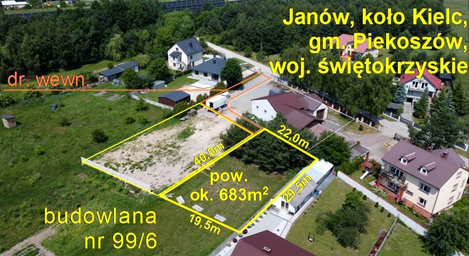 Działka budowlana Janów