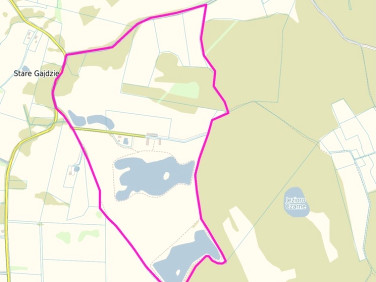 Działka siedliskowa Banie Mazurskie