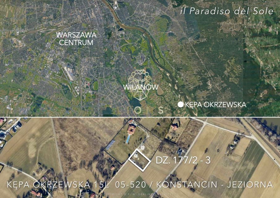 Działka budowlana Kępa Okrzewska