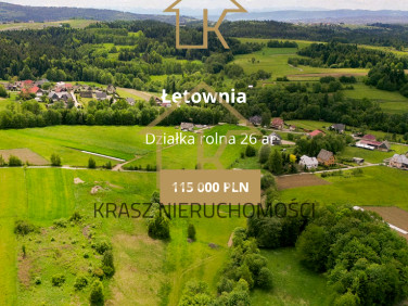 Działka przy lesie