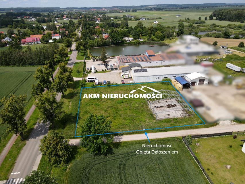 Działka usługowa Korzeniewo