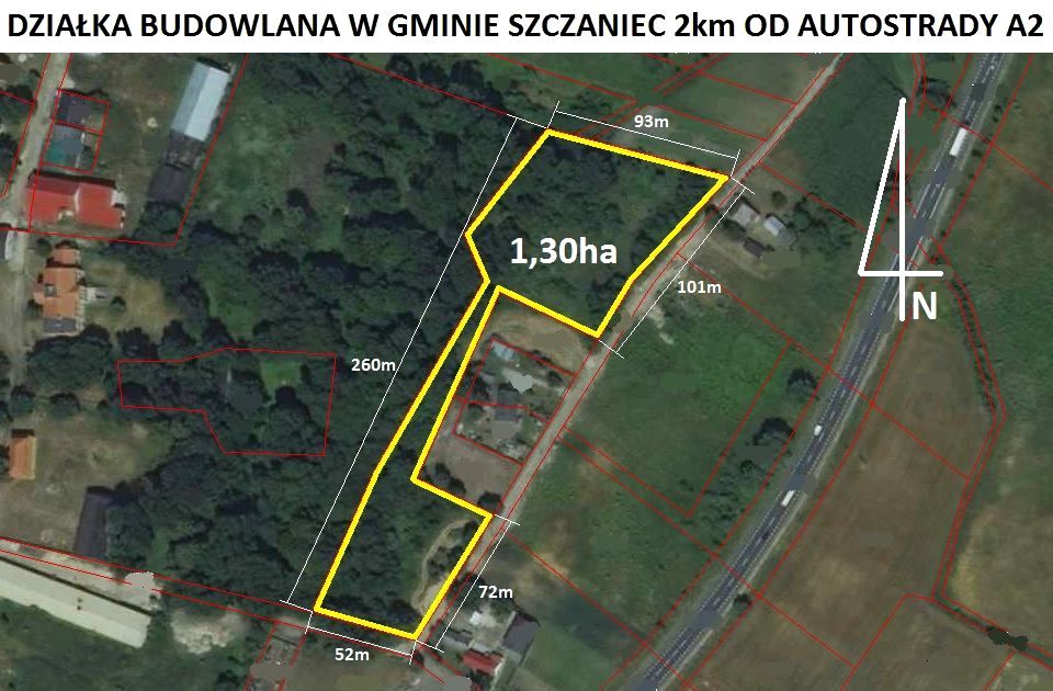 Działka budowlana Myszęcin