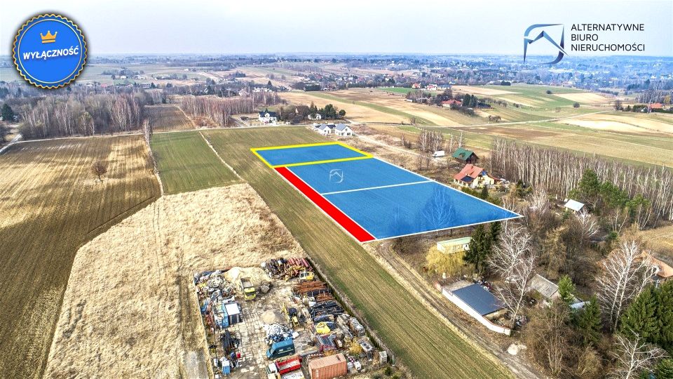 Działka inwestycyjna Uniszowice