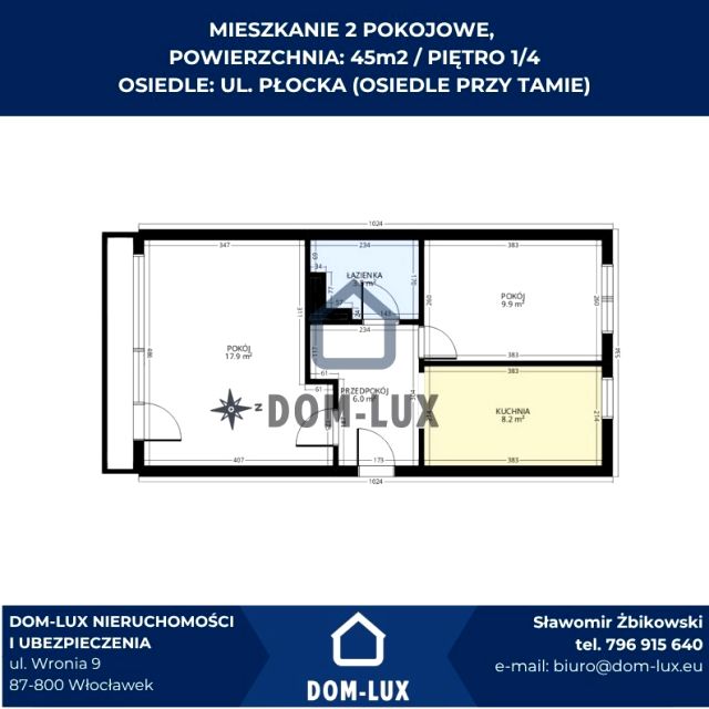Mieszkanie Włocławek