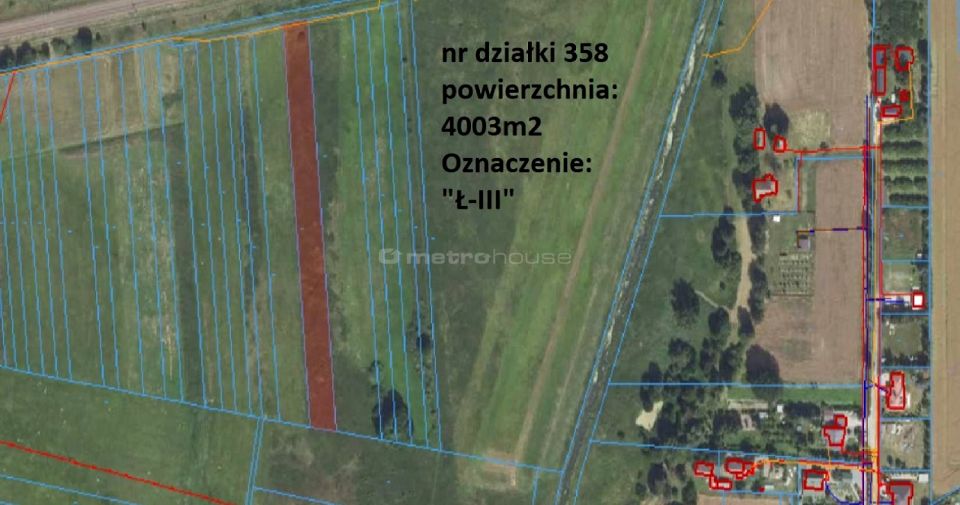 Działka rolna Rzeczyca
