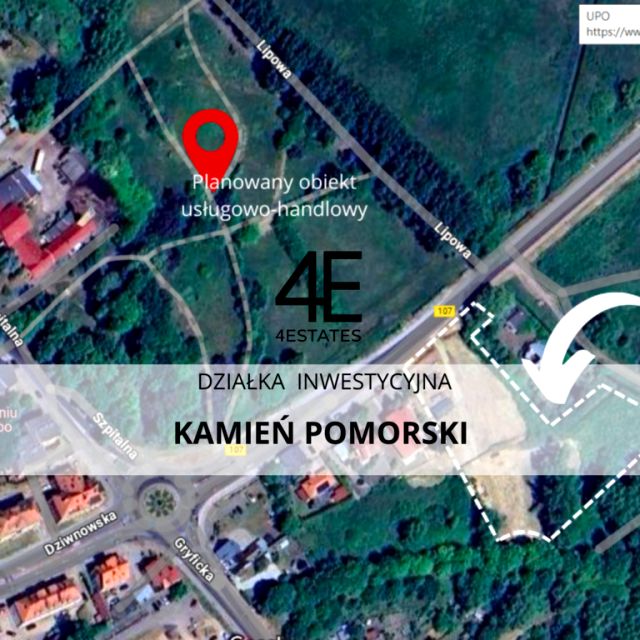 Działka inwestycyjna Kamień Pomorski